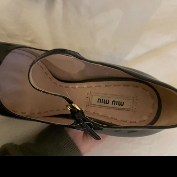 Miu Miu patent leather Mary Jane Platform pumps 37 - Picture 4 of 6